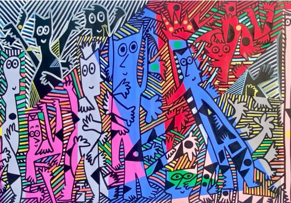 Obra hecha por Totoy Zamudio