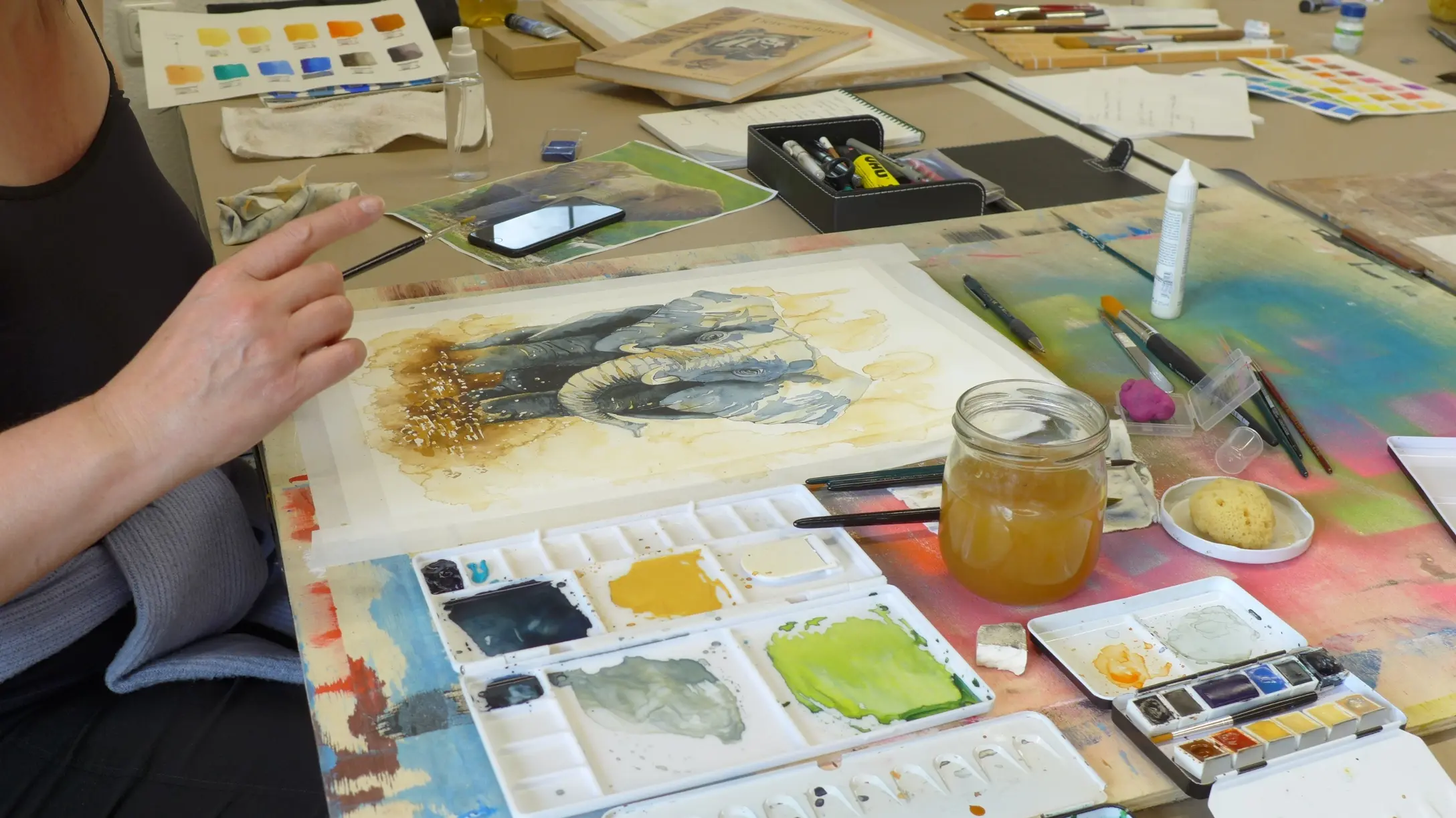 Creatividad y pintura en “La Cuna del Arte”