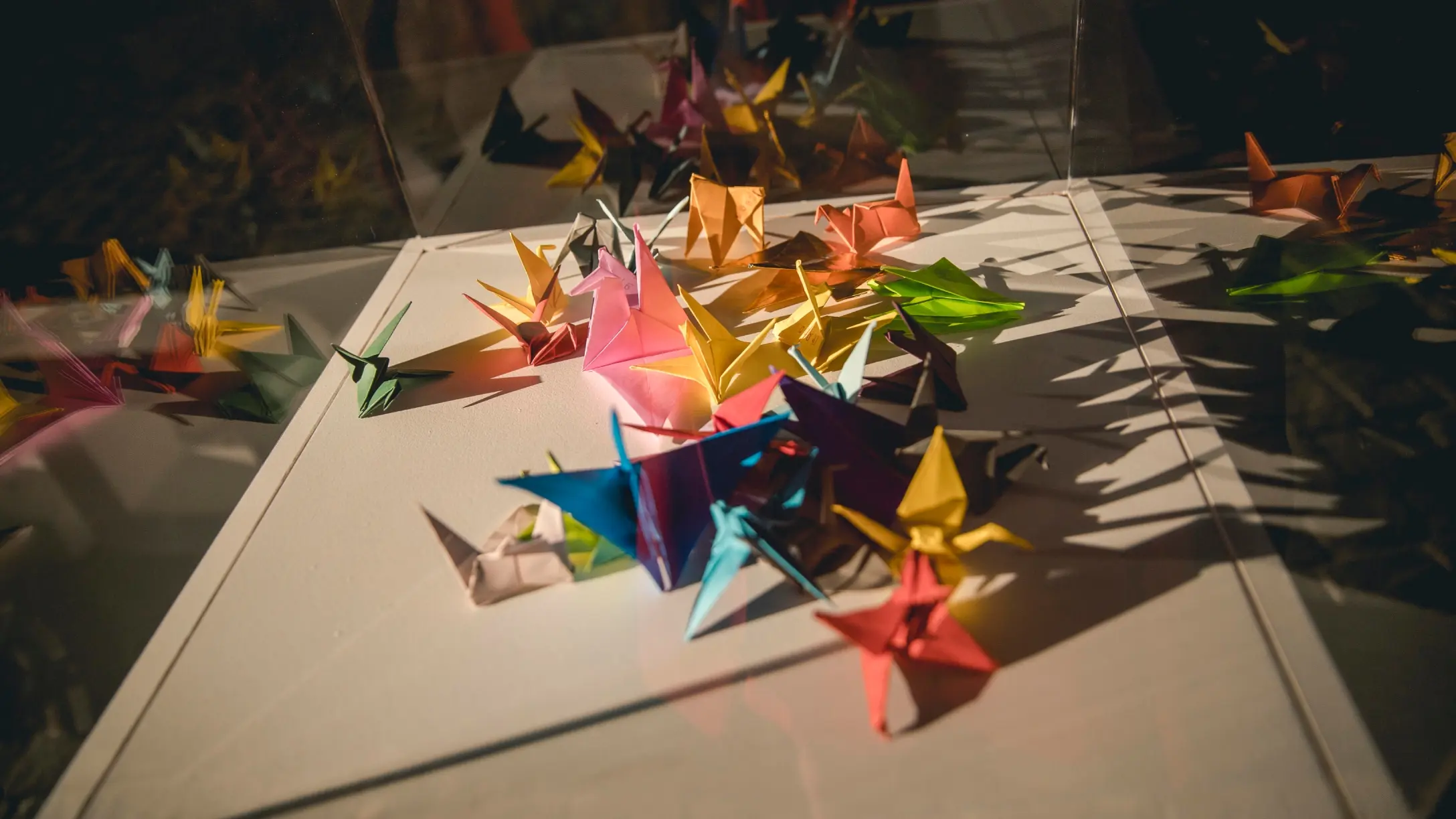 La leyenda de las grullas de origami en japón
